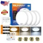 Versatile 3 in 1 Motion Sensor Ceiling Light - 8.7 Inch, Indoor Use (4 Pack)