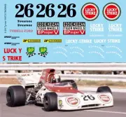 1/20 Decals for Tyrrel Ford Lucky Strike Alex Blignault 1973 TB Decal TBD665