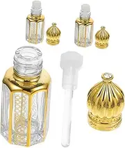 CALLARON 3Pcs Essential Oil Roller Bottles UV Protection Roll Bottles for Perfume Aromatherapy Leak Compact Design for Travel for Handbag