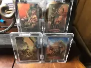 {WHITE BACK PROOFS } Julie Bell & Boris Vallejo 4 PC phonecard set Under 10 Each