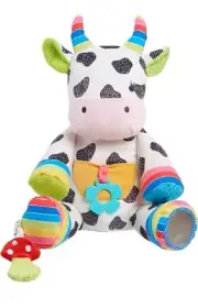 Blossom Farm Big Activity Martha Moo Early Learning Cow Plush Development