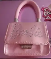 Barbie Micro Mini Crossbody Bag Pink Satin & Crystals Limited Edition NWT