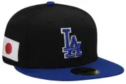 LA DODGERS “OHTANI - JAPAN FLAG” SIDE PATCH 59FIFTY FITTED CAP - NEW ERA MLB HAT