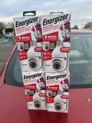 4 X Energizer Smart Wi-Fi Indoor Outdoor Bulb Socket P/T Cameras 1 O/Box 1 Seald