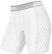 [Youper] Youth Girls Classic Compression Softball Sliding Shorts, Padded Softball Sliders