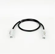ROBAUN 1M-10M 1PC 3Pins Extension Cable Connector NAC3FX-W NAC3MX-W PA66 Material, with CE/Rohs Input Available(Red,10m)