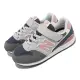 【NEW BALANCE】童鞋 996 V3 寬楦 中童 灰 藍 魔鬼氈 運動鞋 小朋友 NB 紐巴倫(YV996ME3-W)