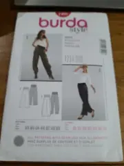 Burda Sewing Pattern 7400 Misses Size 8-34 Loose Fit Harem Pants Easy