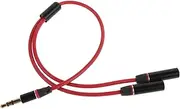 Microphone Wire XLR Splitter Cable Mm Adapter Audio Converter for Multi-Device Connection