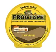 FrogTape Shape Tape Chevron Painters Designers Tape 1.81" X 25 Yards NEW Yellow