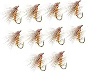 Generic 10pcs Bionic Bass Fishing Kit Fishing Fishing Lure Trout Lures Fishing Gear Fishing Dry Floating Lures for Trout Bass Wet Deer Hair