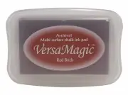 Tsukineko VERSAMAGIC Embossing Versa INK PAD Stamping Chalk 53 red brick Brown