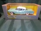 Ertl American Muscle Memories 1958 Chevy Impala Teal 1:18 Diecast Car WP105