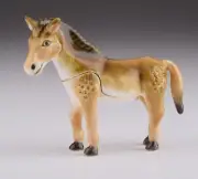 Donkey Faberge trinket box hand made by Keren Kopal w/ Austrian crystal