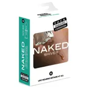 6 Pack Naked Shiver Ultra Thin Lubricated Condoms