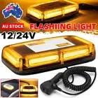 24 LED 12/24V Beacon Amber Strobe Light Emergency Flashing Warning Lamp Trucks