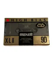 Maxell XL II 90 High Bias Cassette Tape Brand New & Sealed
