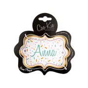 Coo Kie Cookie Cutter - Name Plaque