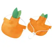 Puppy Orange Hat Baseball Caps Dog Birthday Hat Christmas Pet Headgear Costume