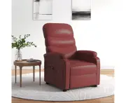 vidaXL Stand up Chair Wine Red Faux Leather