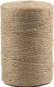 1312Feet 1.5mm Twine String Jute Rope for Crafts/Gift Packing/Garden (1.5mm 2Ply 1312Feet)