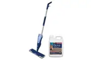 Bona Spray Mop w Microfibre Pad 850ml Wood Floor Cleaner Cartridge 2.5L Refill