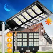 1000000000LM 1000W LED Solar Street Light Bright Garden Outdoor Street Road Lamp
