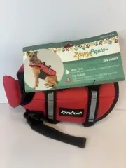 ZippyPaws Adventure Life Jacket for Dogs, Red/Black XXS