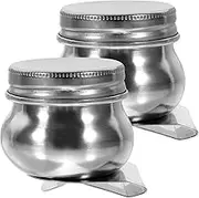 Oil Painting Cup Set Pc Stainless Steel Palette Cups for Turpentine Pigment