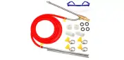 Sandblasting Kit Pressure Washer Dustless Wet Attachment Google Stainless Steel