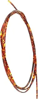 LOLIPPYY Guitar Crafting Repair Purfling Strip Lava Color Acoustic Guitar Binding Strip Durable Phenolic Material Edges for Ukulele and Guitar