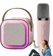 Portable Karaoke Machine | Small Wireless Speaker Microphone | Portable Professional Karaoke System for Adults Kids Camping