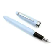 Pilot Custom NS Fountain Pen Soft Blue Medium Nib with Box & Ink FKNS-1MR-SL-M
