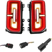 LED Tail Light Assembly, Compatible With Ford Bronco 2021-2023, Turn, Brake & Reversing Lights