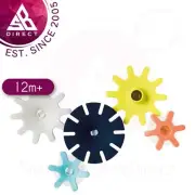 Boon COGS Building Bath Toy Set│Suction Gears Bathtub toy│Water Fun Play│5Pk