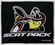 Detroit Shirt Company Dodge Scat Pack Sherpa Fleece Throw Blanket Supersoft and Warm 50" X 60"