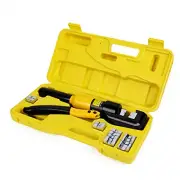 HYCLAT 10 Tons Hydraulic Wire Battery Cable Lug Terminal Crimper Crimping Tool 9