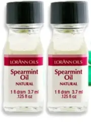 SM Lorann Oils Spearmint Oil Flavor 1 Dram - 2 Pack