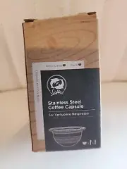 Stainless Steel Reusable Refillable Coffee Pod Capsules For Nespresso Vertuoline
