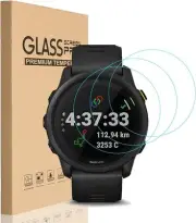 [3 Pack] for Garmin Forerunner 745 Screen Protector Glass, 0.3mm Ultra-Thin