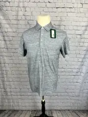NEW Hawker Rye Karson Spacedye Polo Men’s Medium Blue 100%Cotton