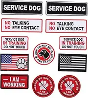 PLAFOPE 12Pcs DIY Themed Embroidered Patches for Clothes Bags Versatile Hook and Loop Fasteners for Outdoor Personal
