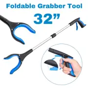 Reacher Grabber Pickup Tool, 32" Litter Pick Up Grab Tool, Claw Grabber Stick