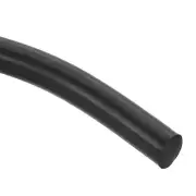 Silicone Foam Seal Strip, 10mm OD 6.5m 21ft Silicone Foam Weather Strip Black