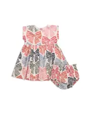 Pink Chicken Girls' Adaline Dress & Bloomers Set - Baby