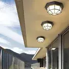 Modern Ceiling Lights Outdoor Pendant Light LED Lamp Garden Chandelier Lighting