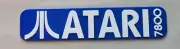 Atari 7800 video game logo sign 3D printed videogame shelf display stand wall