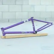 BSD BMX GRIME BICYCLE FRAME PURPLE DENIM COX BMX FRAME SUNDAY FIT