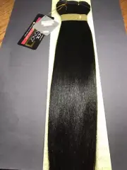 BLACK DIAMOND Human Weave Hair_NATURAL_PERM_14"_#1B