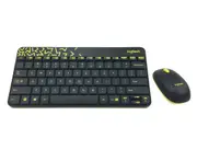 Wireless Keyboard And Mouse Suit Mini Slim Notebook Key Mouse Suit - Black